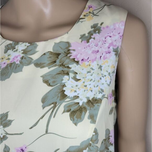 Vintage Premier International Floral Print Tie Back Sleeveless Maxi Dress - Picture 11 of 13